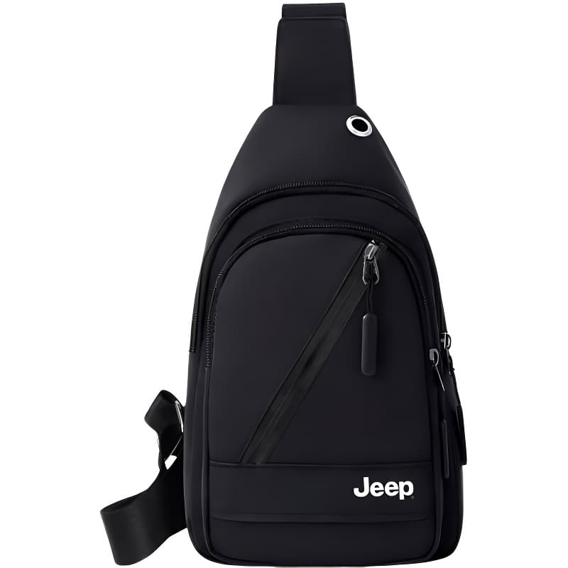 Нагрудная сумка Jeep Полиэфирное волокно Нагрудная сумка (слинг) Мужской Черный - изображение 1