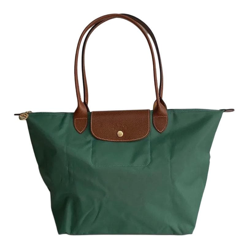Мини-сумка Longchamp Le Pliage Original Tote Large Green Brown - изображение 1
