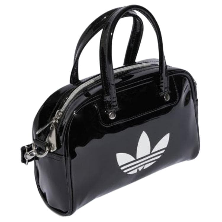 Сумка Adidas Originals ПУ (полиуретан) Сумка для боулинга Мини Сумка Унисекс Черная - изображение 2