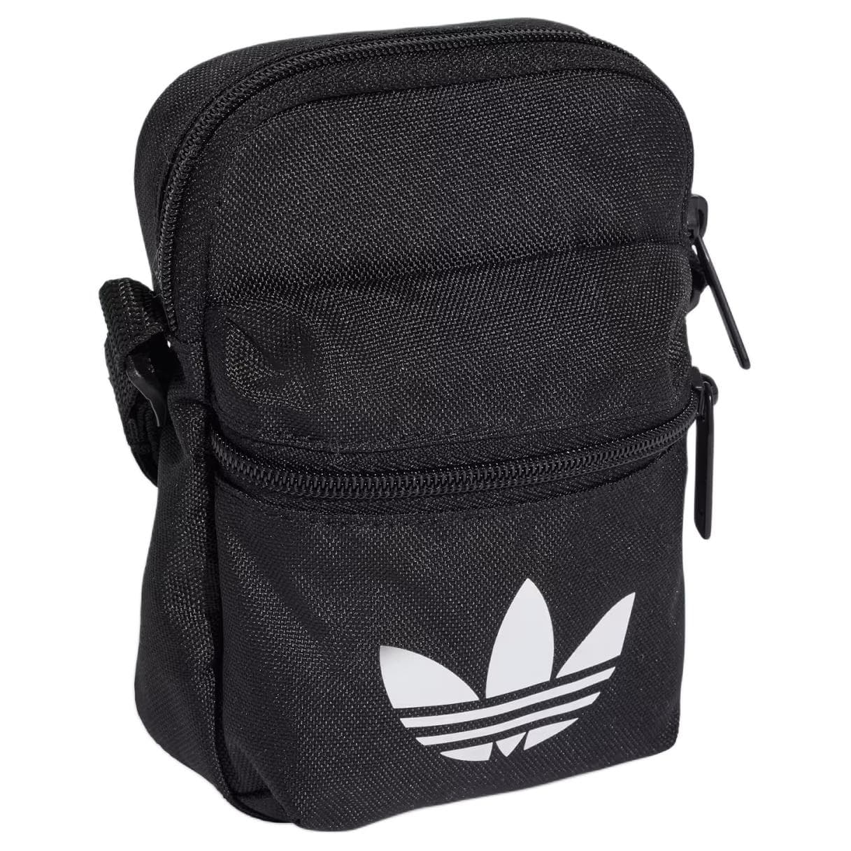 Мини-сумка Adidas Originals Adicolor Полиэфирное волокно Сумки через плечо Обычный (стандартный) Унисекс Черно-белый - изображение 2