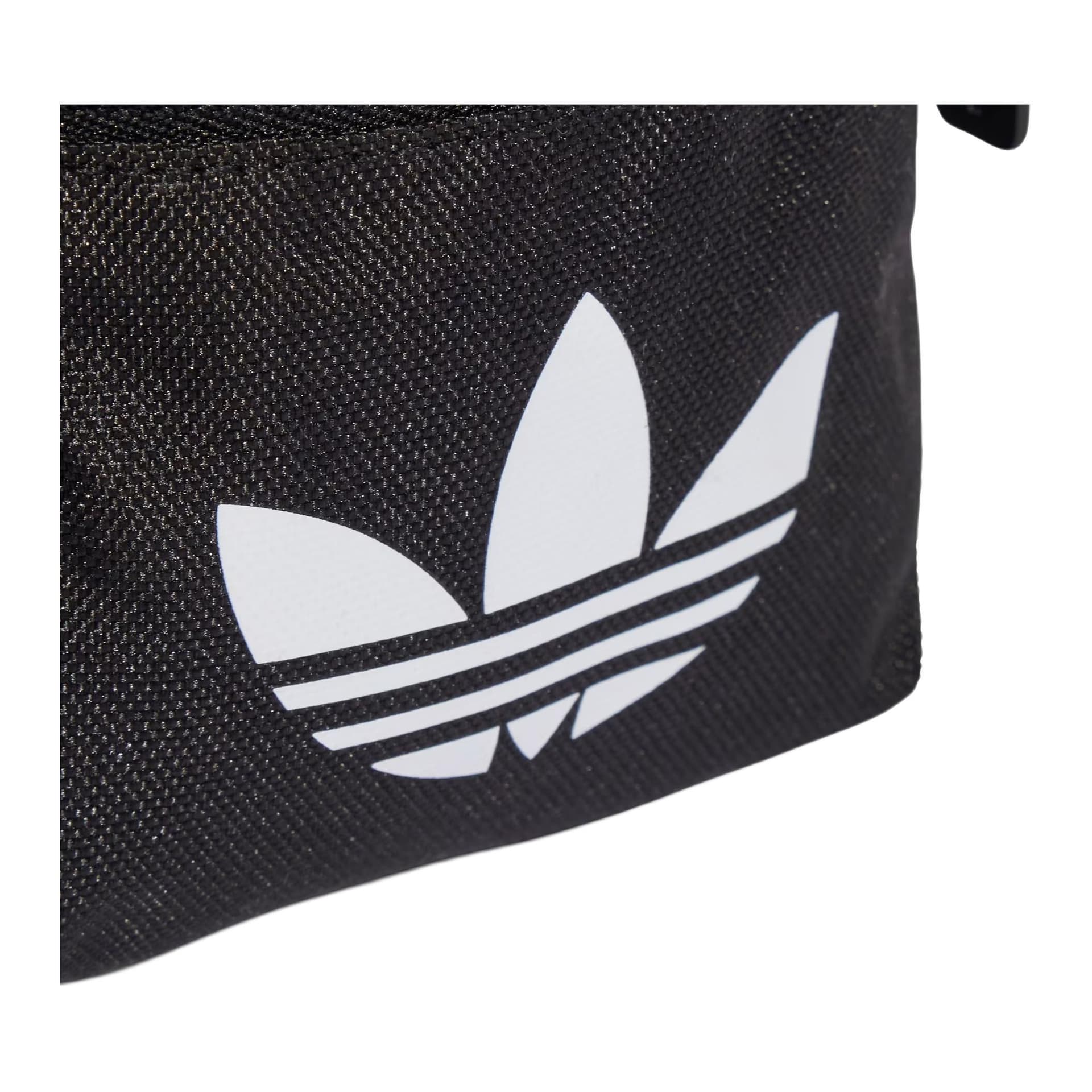 Мини-сумка Adidas Originals Adicolor Полиэфирное волокно Сумки через плечо Обычный (стандартный) Унисекс Черно-белый - изображение 4
