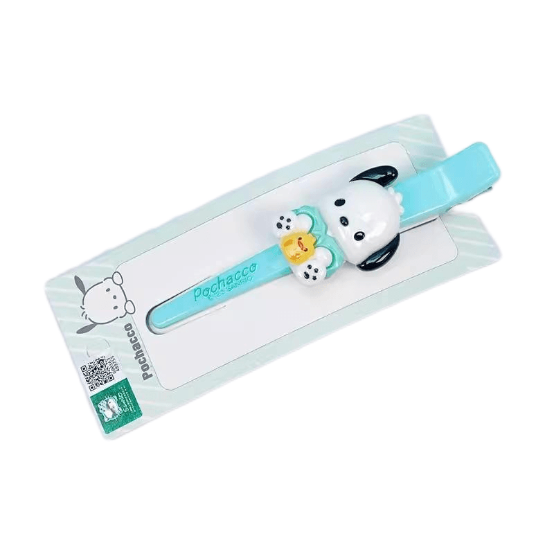 Заколка Санрио Cinnamoroll Pochacco Акриловая заколка для волос клипса Аксессуар для волос Женские - изображение 4
