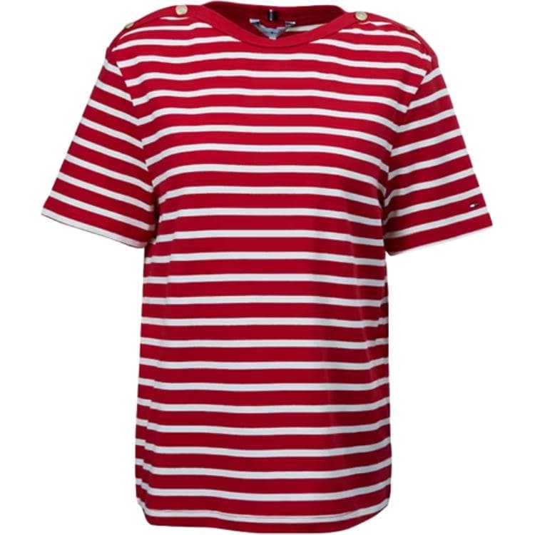 Футболка Tommy Hilfiger T-рубашка женская красная - изображение 1