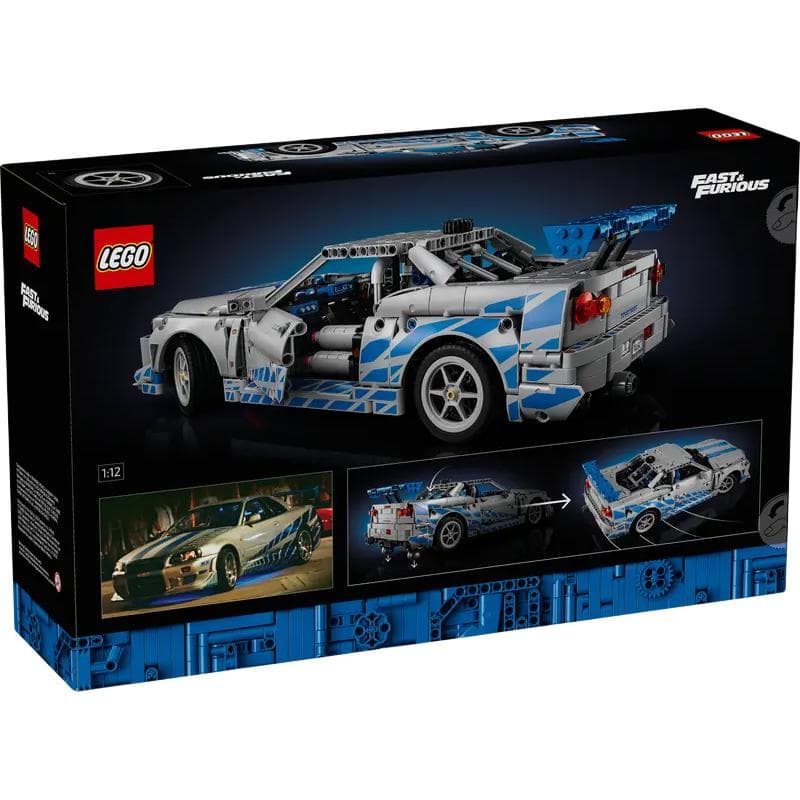 Конструктор LEGO Technic Speed And Passion 2 Nissan Skyline GT-R R34 Автомобиль Конструктор 1410 шт. 42210 АБС - изображение 2
