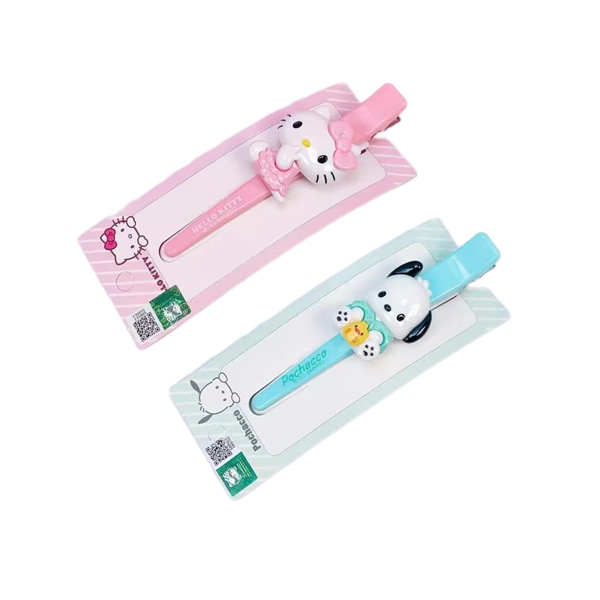 Заколка Санрио Cinnamoroll Pochacco Акриловая заколка для волос клипса Аксессуар для волос Женские - изображение 6