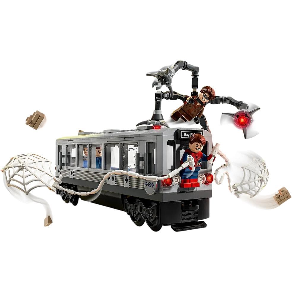 Конструктор LEGO x MARVEL Человек-паук против Доктора Восьмилапый крючок Subway Сценарий Сборный конструктор 393 детали 76321 - изображение 4