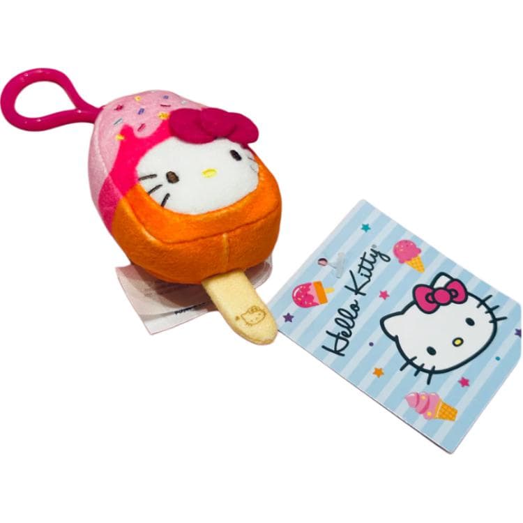 Санрио Hello Kitty Hello Kitty Ice Cream KT Charm C Застежка Кукла Плюшевый Украшение 14 см Длина Тела - изображение 1