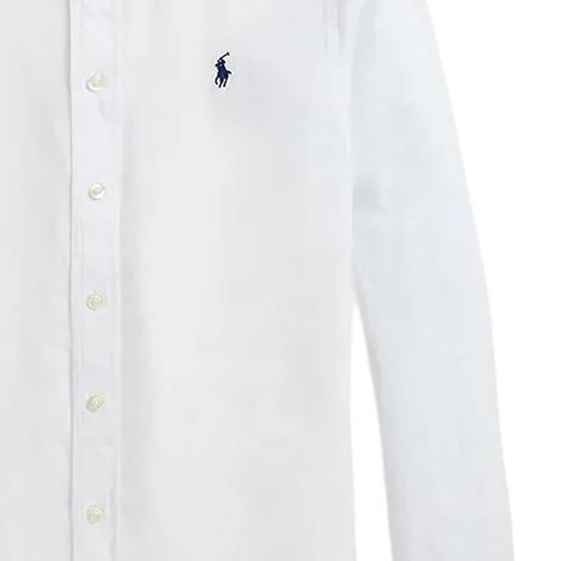 Polo Ralph Lauren Рубашка Белый Детский - изображение 4