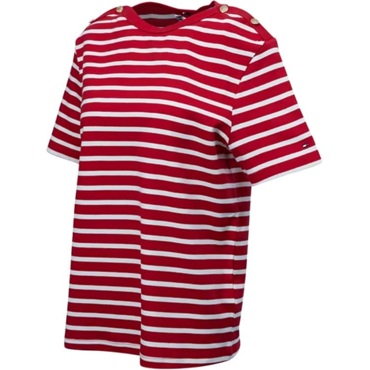 Футболка Tommy Hilfiger T-рубашка женская красная - изображение 3