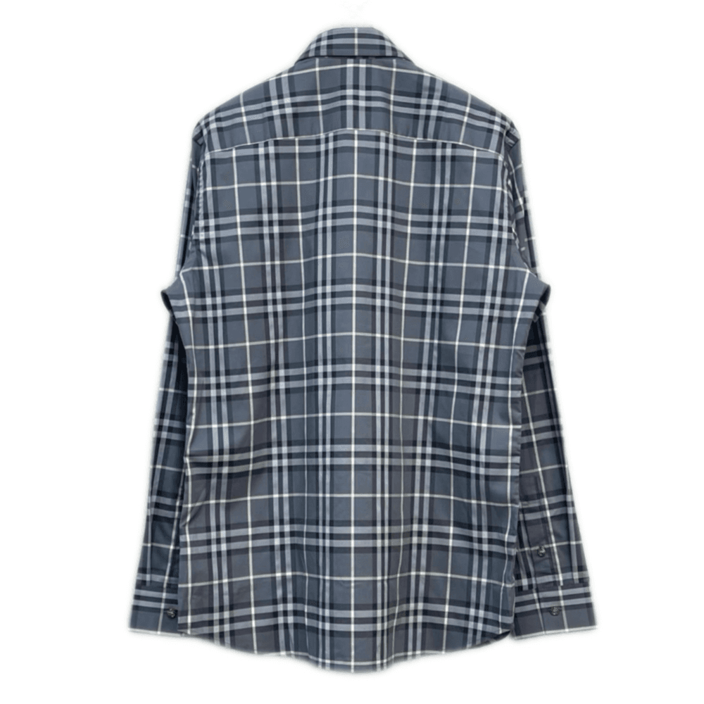 Рубашка Burberry Серые Мужские Рубашки - изображение 2
