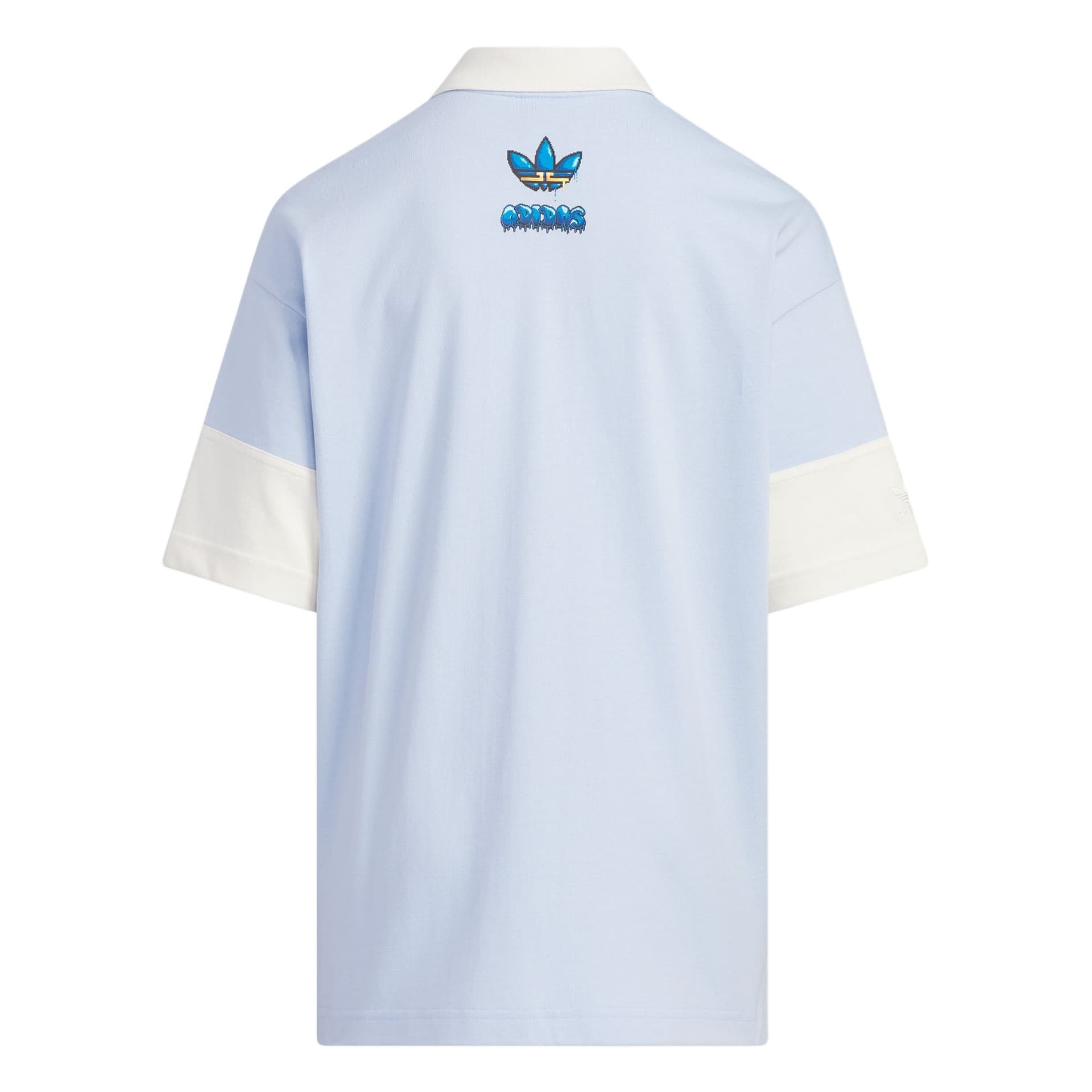 Футболка Adidas Originals Детский топ Светло-розовый Синий - изображение 2