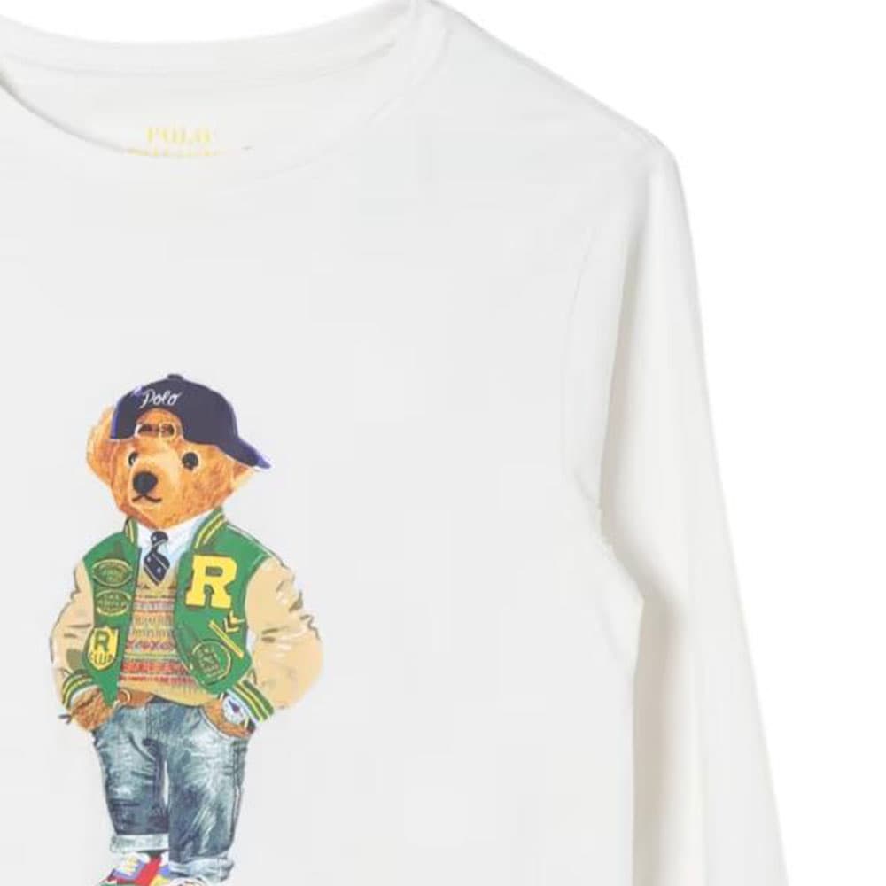 Футболка Polo Ralph Lauren T-рубашка белая детская - изображение 3