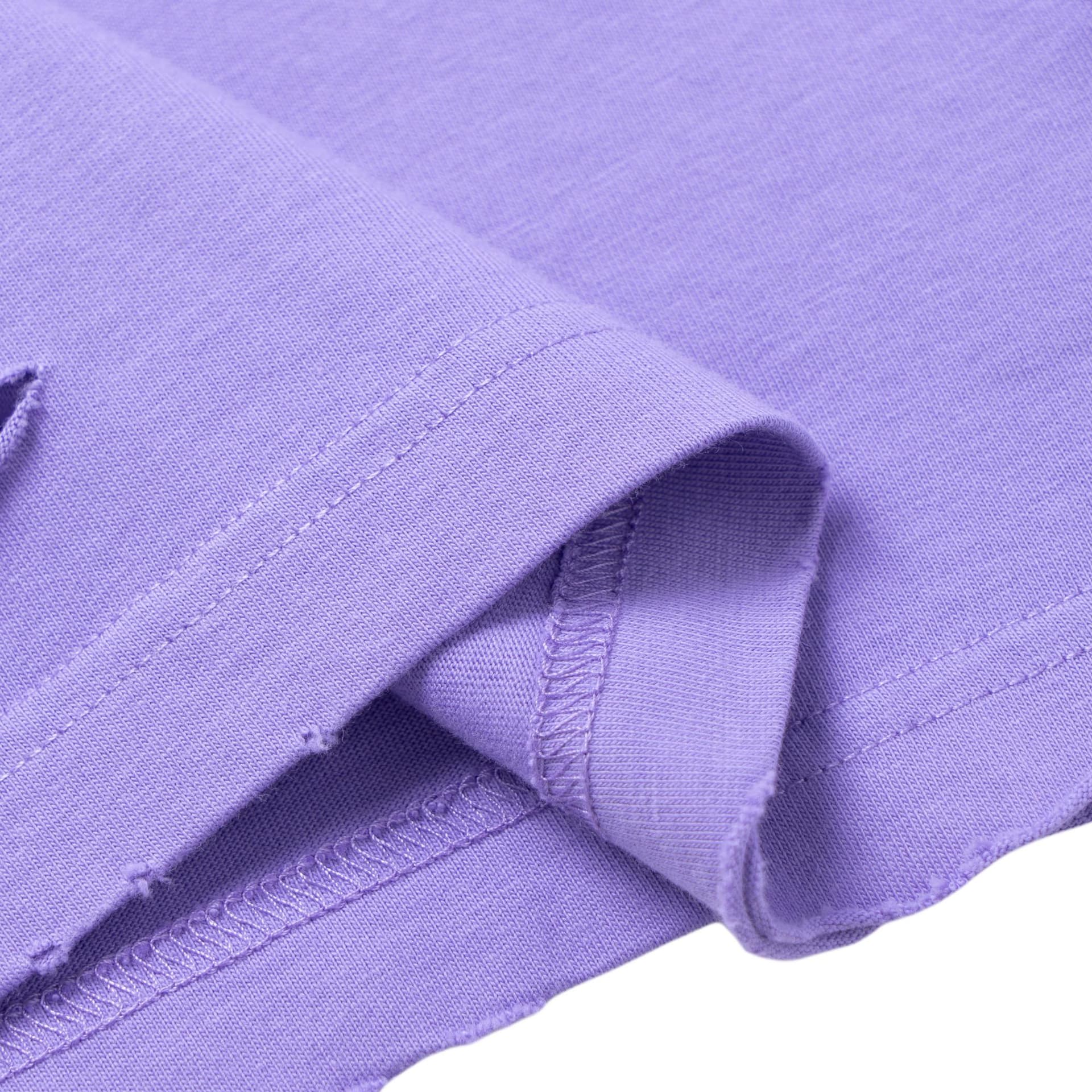 Футболка Balenciaga SS22 Caps Destroyed T-Shirt Purple - изображение 8