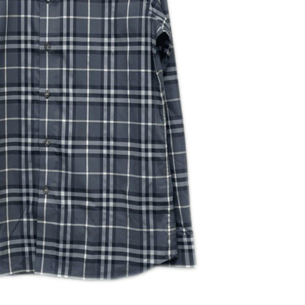 Рубашка Burberry Серые Мужские Рубашки - изображение 7