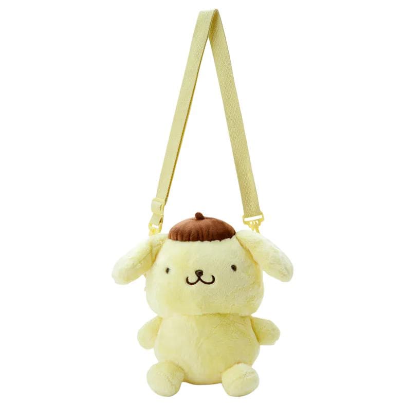 Мини-сумка Sanrio Pompomurin Полиэстеровая ткань Сумка через плечо Сумка на плечо Женская Желтая - изображение 1