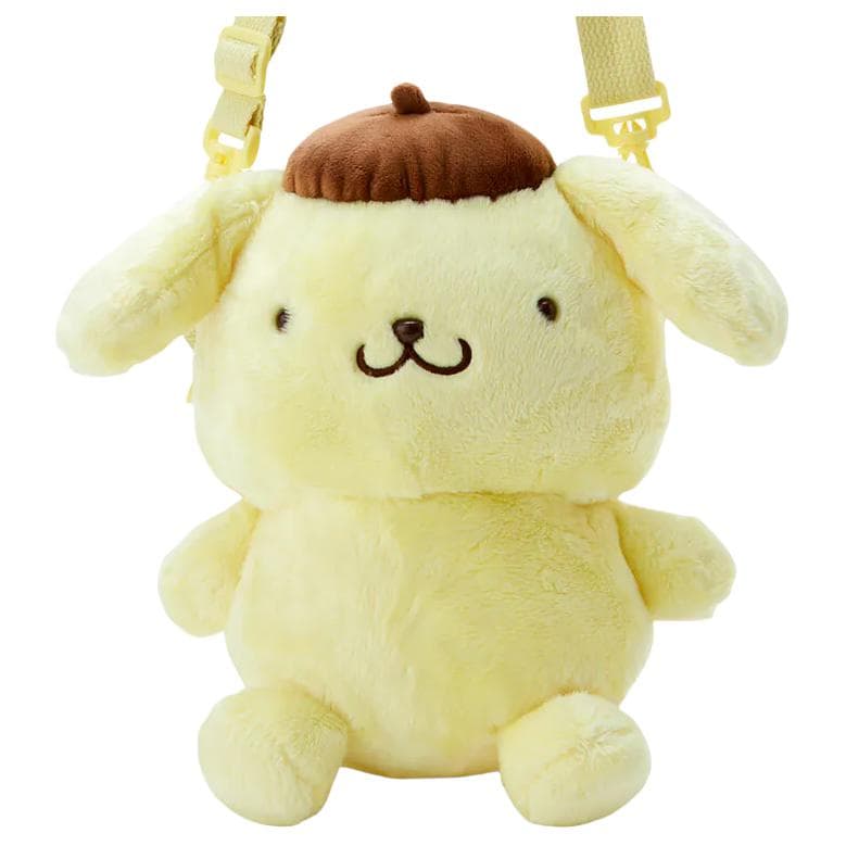 Мини-сумка Sanrio Pompomurin Полиэстеровая ткань Сумка через плечо Сумка на плечо Женская Желтая - изображение 2
