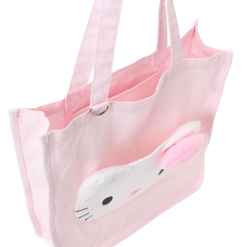 Мини-сумка Sanrio Cotton Shoulder Bag Women's Pink Санрио Хлопковая Сумка через плечо Женская Розовая - изображение 4