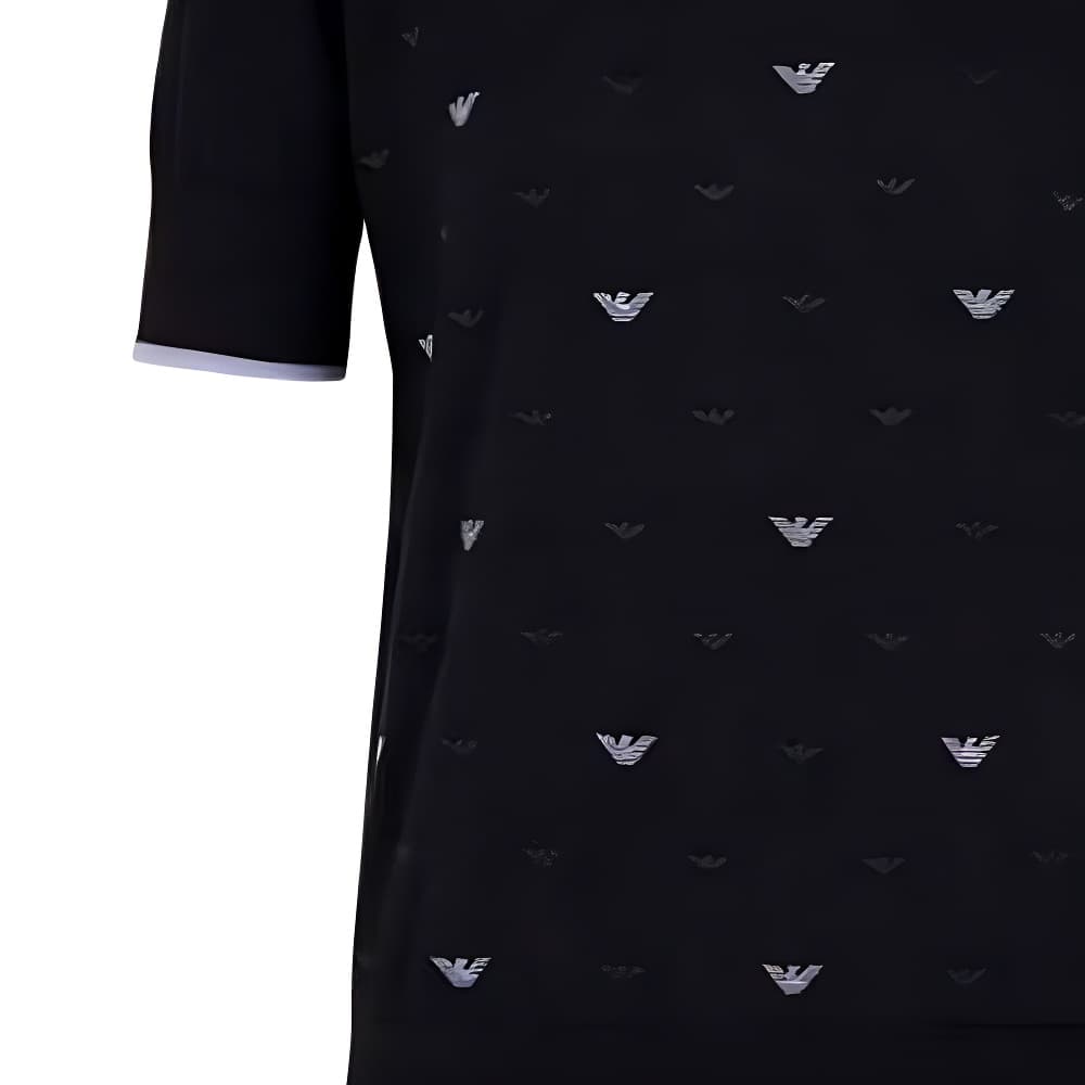 Кофта EMPORIO ARMANI SS25 Трикотаж Женский Черный - изображение 2