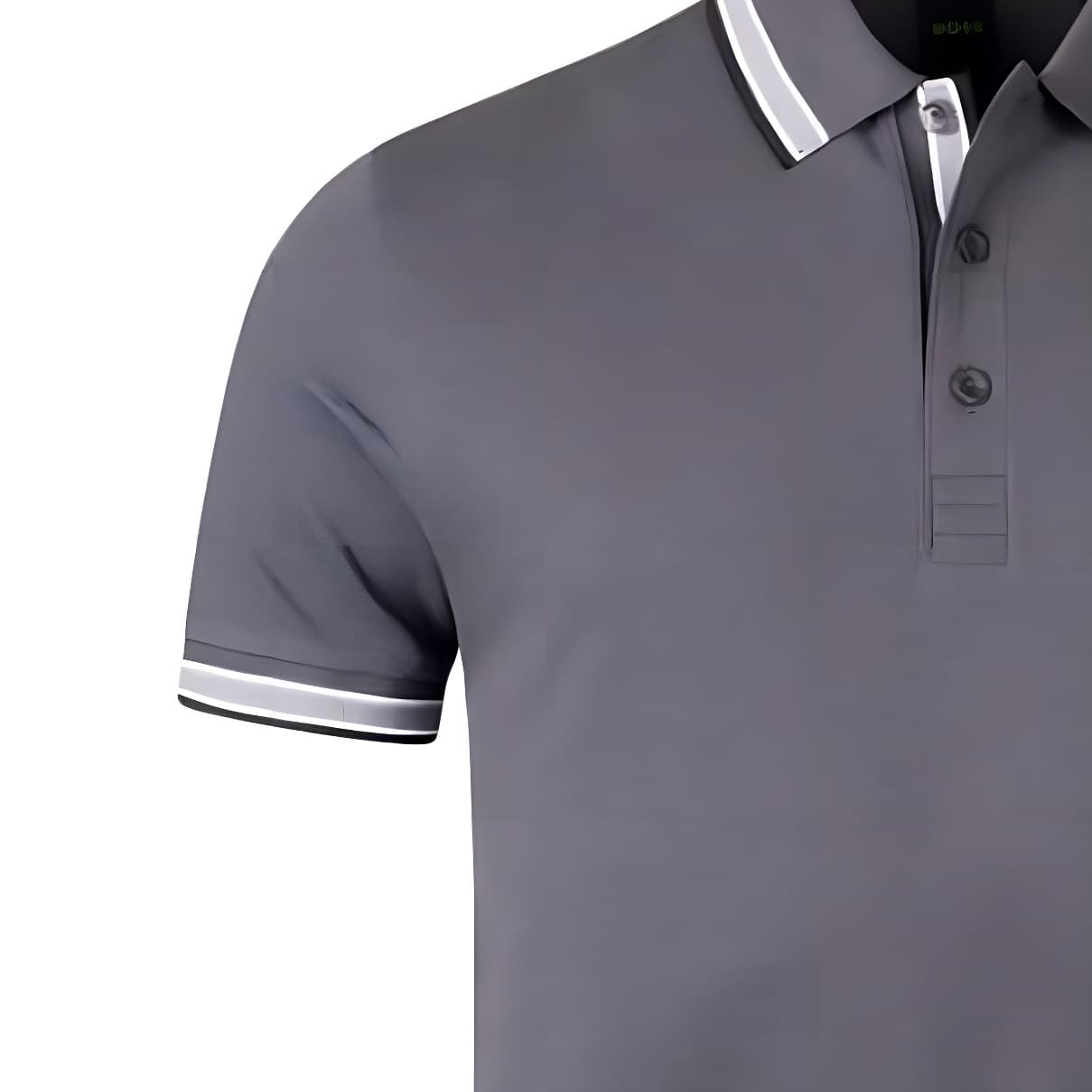 Поло Hugo Boss Поло Мужское Темно-Серое - изображение 5