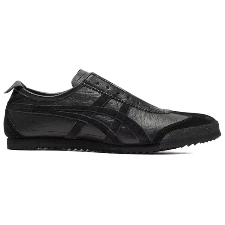 Кроссовки Onitsuka Tiger MEXICO 66 Slip On DELUXE Low Топ Повседневная обувь Унисекс Черный - изображение 2