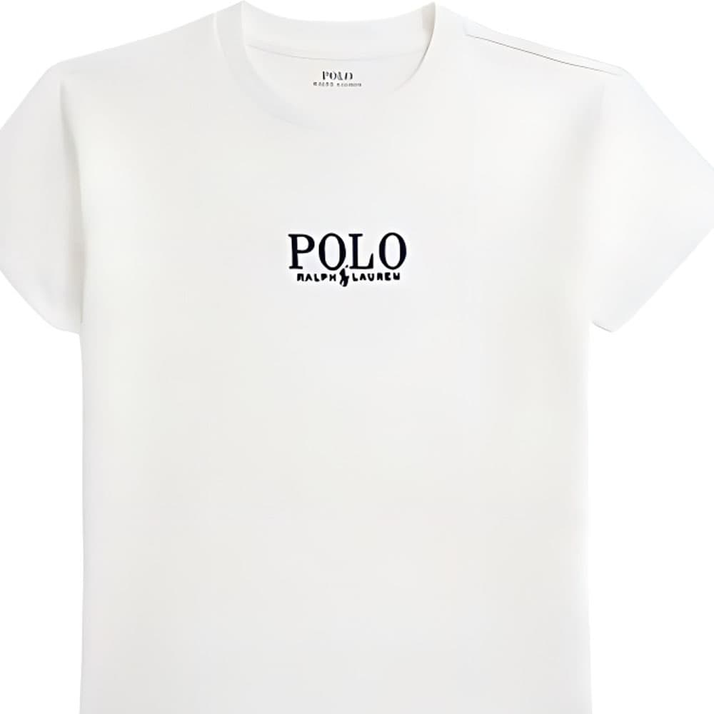 Футболка Polo Ralph Lauren T-рубашка белая детская - изображение 3