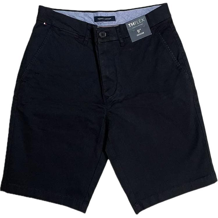 Шорты Tommy Hilfiger Стандартный крой 9' Tommy Короткие Повседневные Шорты Мужские Черные - изображение 1