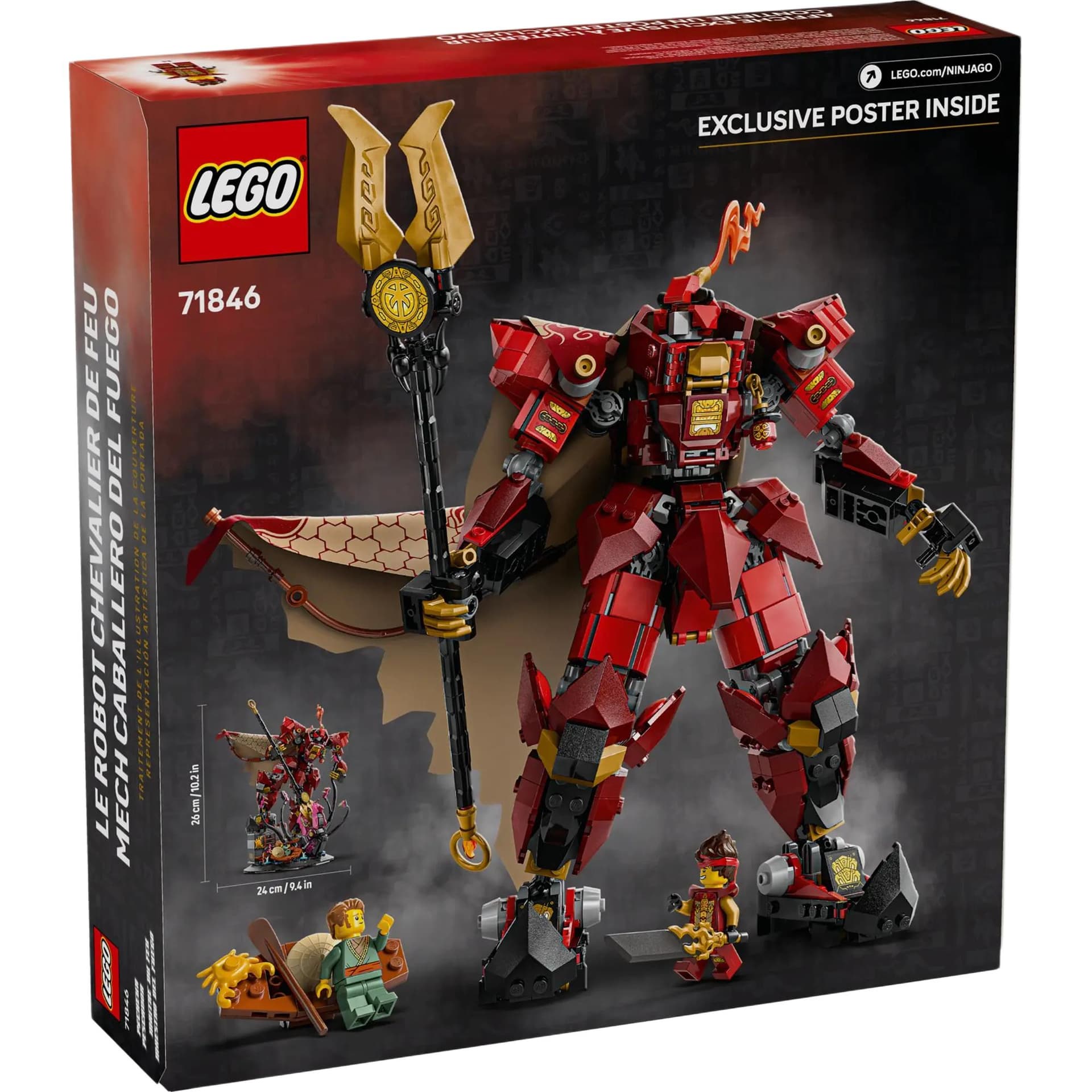 Конструктор LEGO Ninjago Пламя Рыцарь Механический Конструктор 996 шт. 71846 - изображение 2