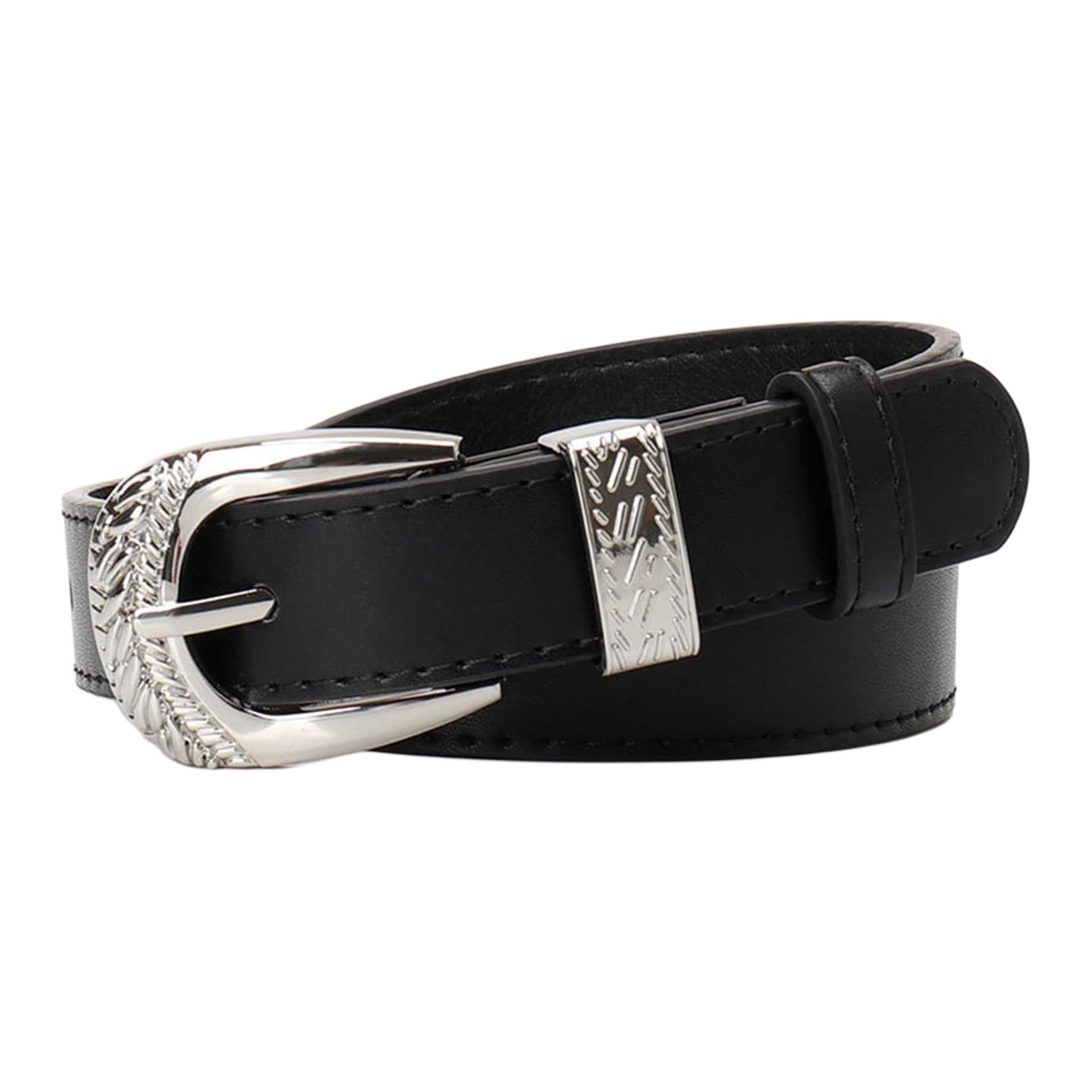 Ремень JEANSWEST Пояса из кожи PU (полиуретан) женские 2,4 см - изображение 4