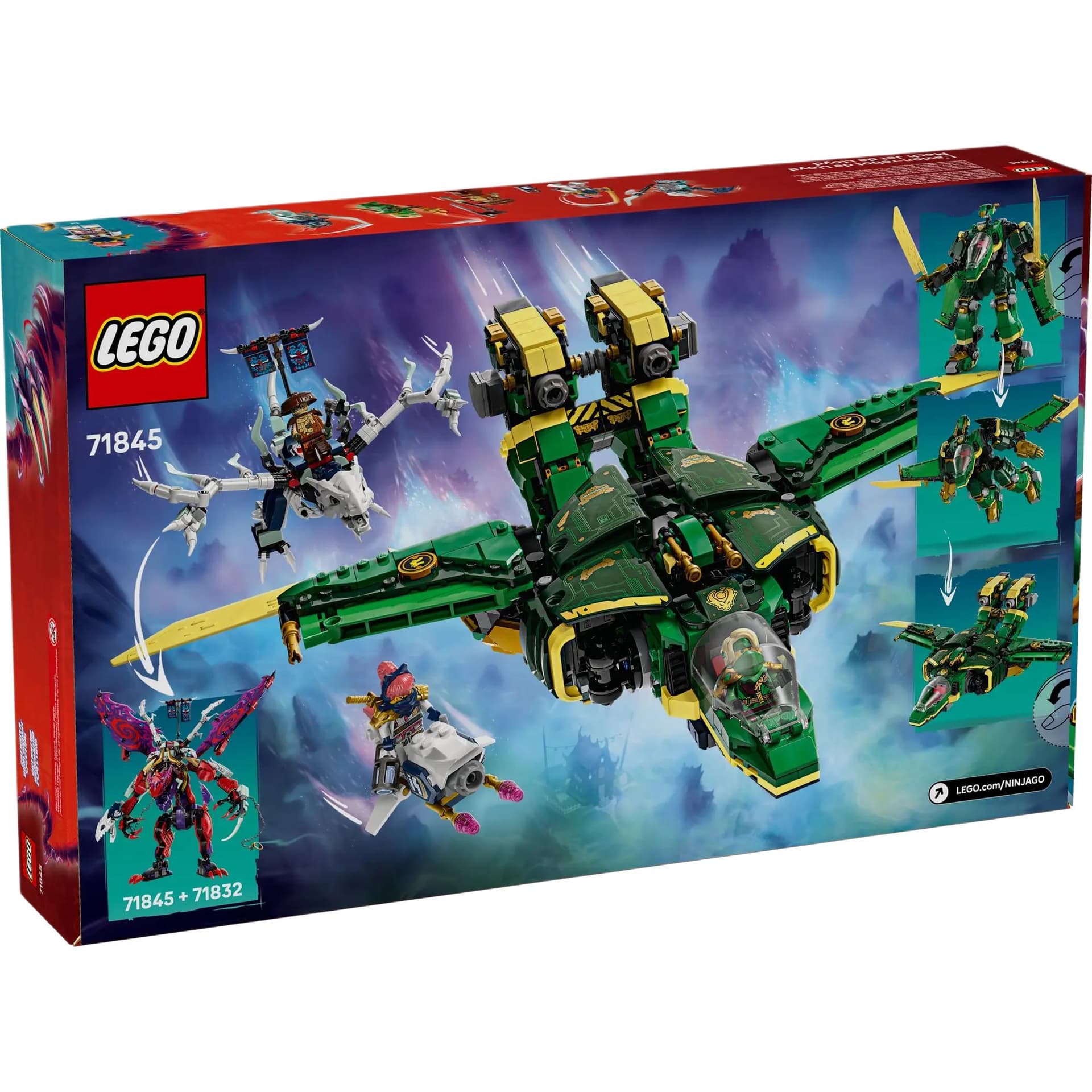 Конструктор LEGO Ninjago Lloyd'H Трансформируемый Механический Конструктор 1112 шт. 71845 - изображение 2