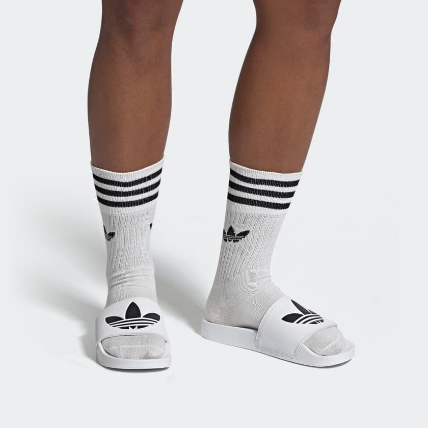 Сандалии adidas Adilette Lite White Black - изображение 6