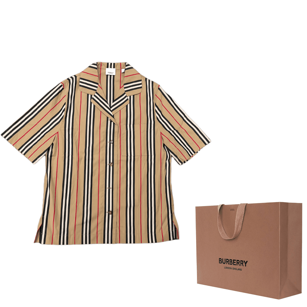 Блузка Burberry SS25 Рубашка Женская Коричневая - изображение 3