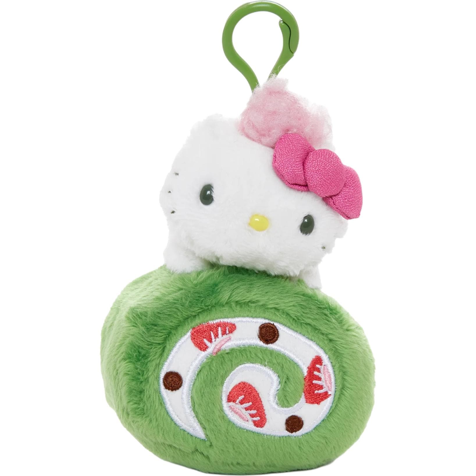 Санрио Hello Kitty Торт Ролл Талисман Клипса Кукла Плюшевый Украшение 17,8 см Длина Тела - изображение 1