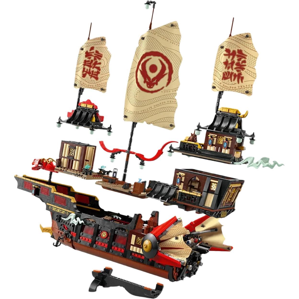 Конструктор LEGO Ninjago Temple'H BOUNTY Конструкторы 2387 шт. 71848 АБС - изображение 4