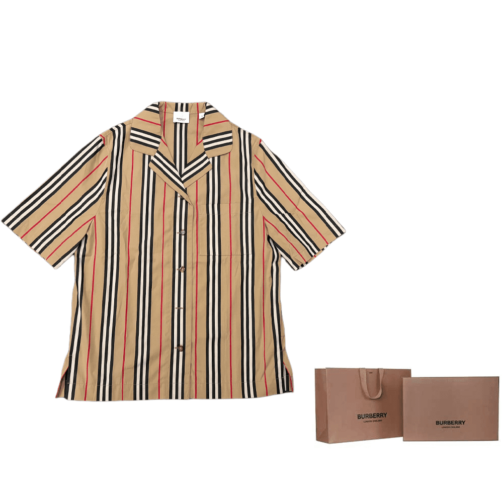 Блузка Burberry SS25 Рубашка Женская Коричневая - изображение 5