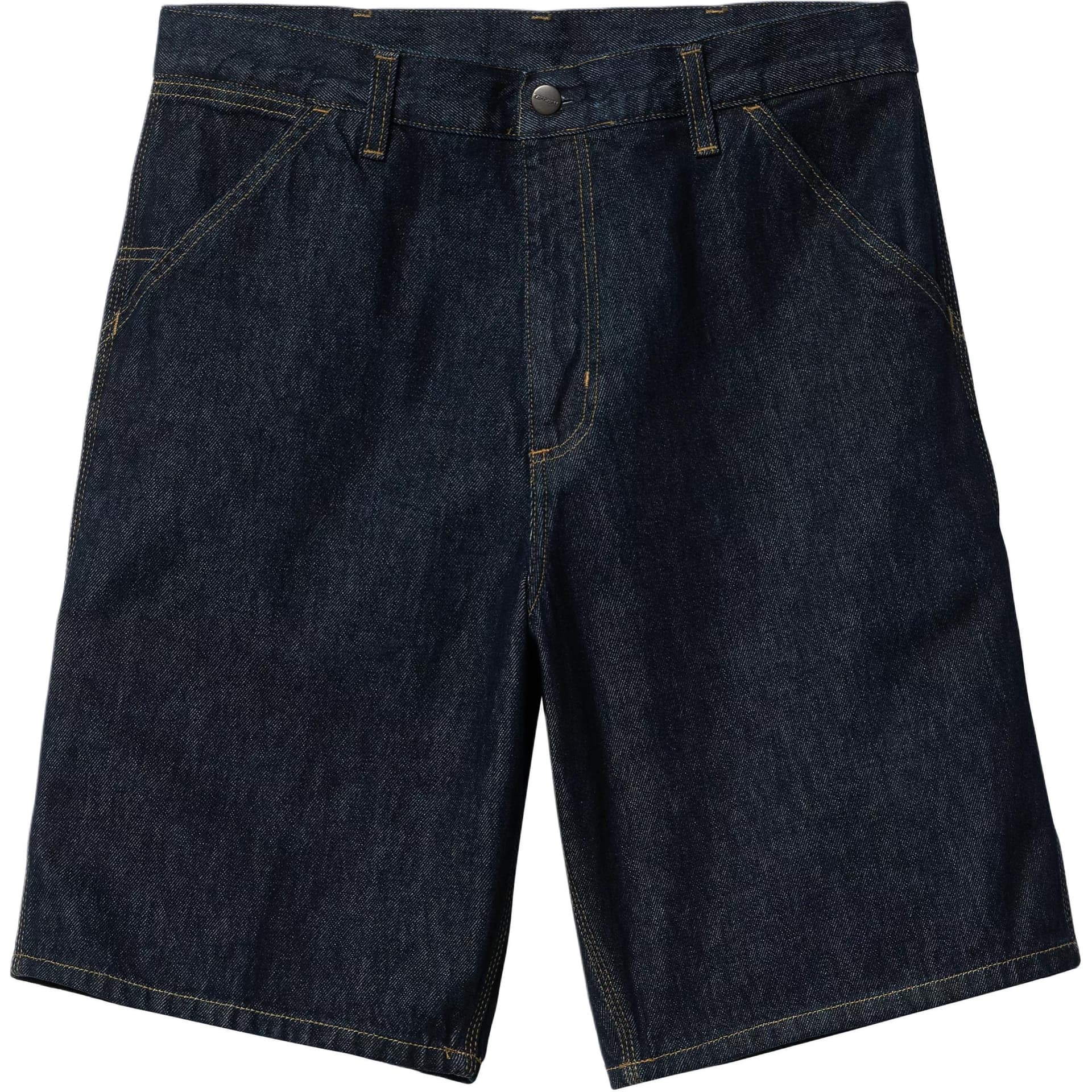 Шорты Carhartt WIP SS23 Logo Shorts Navy - изображение 1