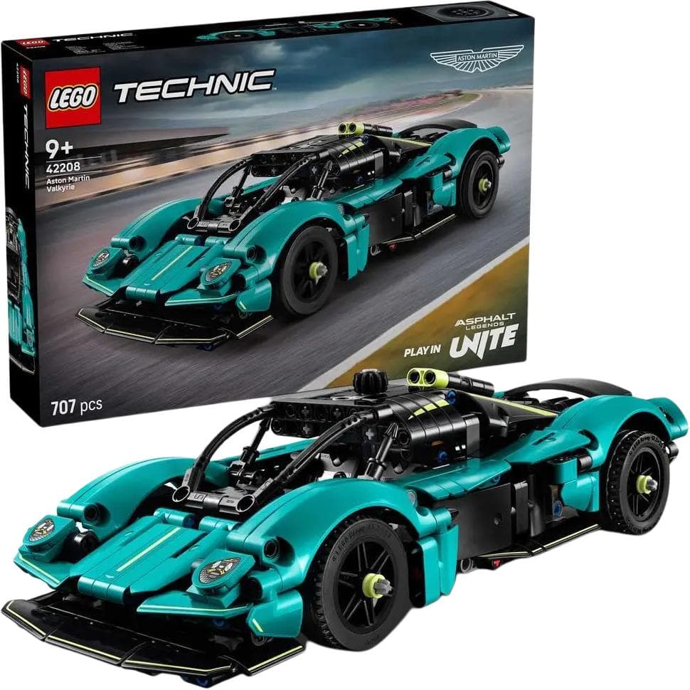 Конструктор LEGO Aston Martin Valkyrie Supercar Конструктор 707 шт. 42208 Пластик АБС - изображение 2