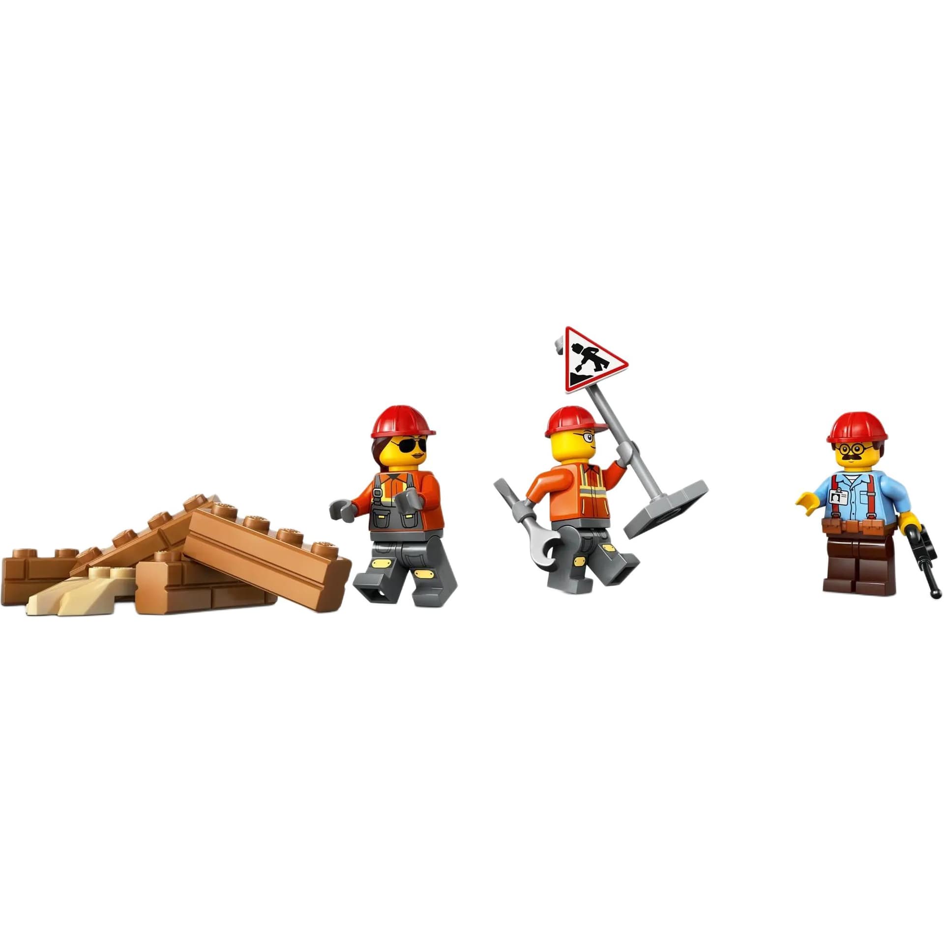 Конструктор LEGO Городской Желтый Булдозеры с Передним Лопатой Образовательные Наборы Конструкторы 682 шт. 3 60466 - изображение 3