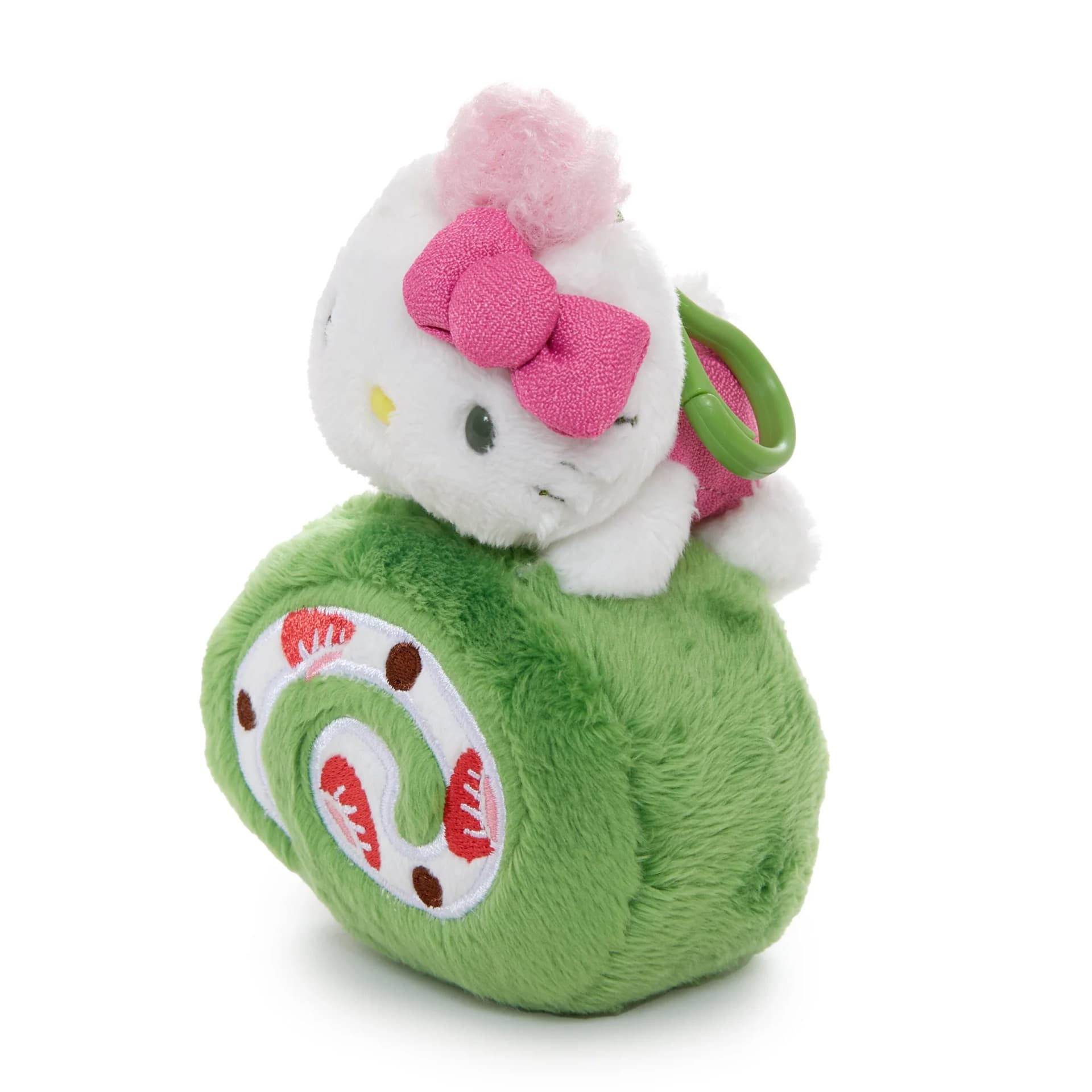 Санрио Hello Kitty Торт Ролл Талисман Клипса Кукла Плюшевый Украшение 17,8 см Длина Тела - изображение 2