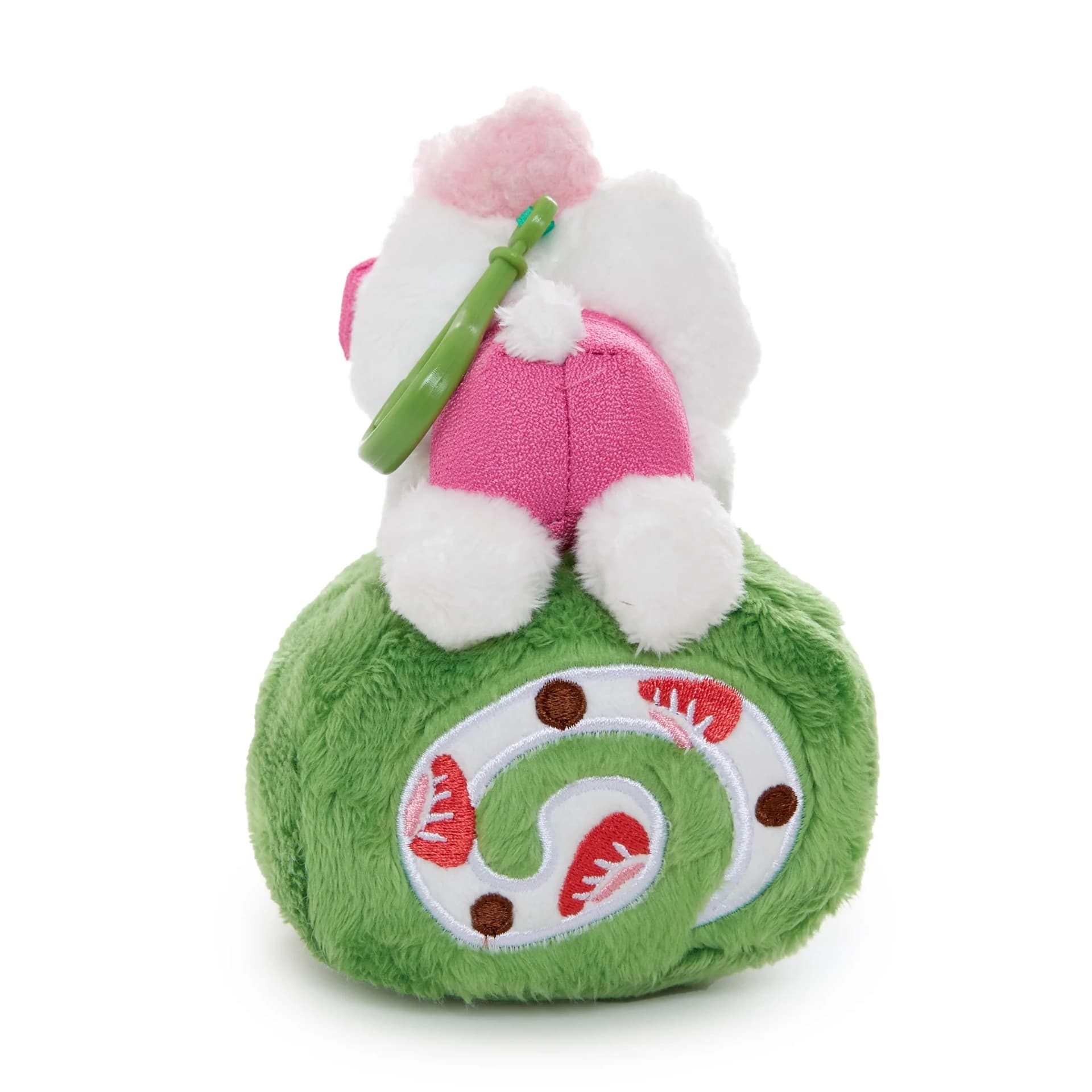 Санрио Hello Kitty Торт Ролл Талисман Клипса Кукла Плюшевый Украшение 17,8 см Длина Тела - изображение 3