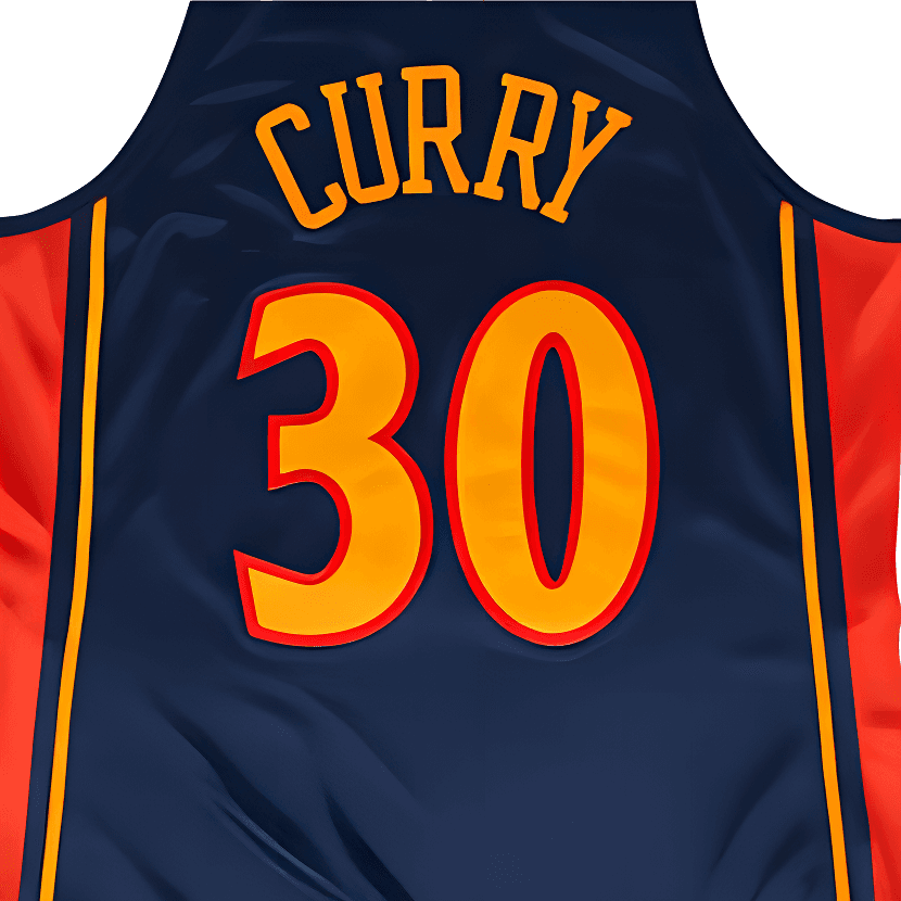 Баскетбольная майка Mitchell & Ness Authentic NBA Curry 30 Navy - изображение 3