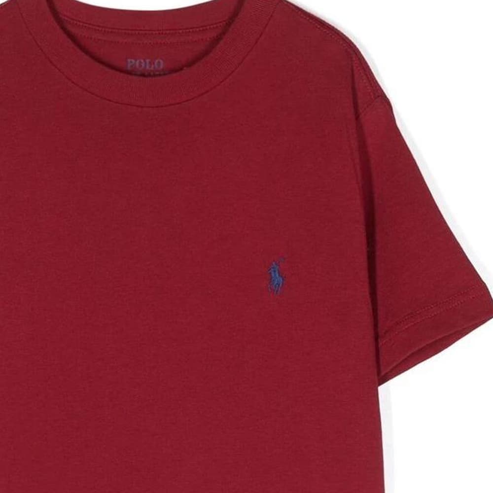 Футболка Polo Ralph Lauren T-рубашка красная детская - изображение 4
