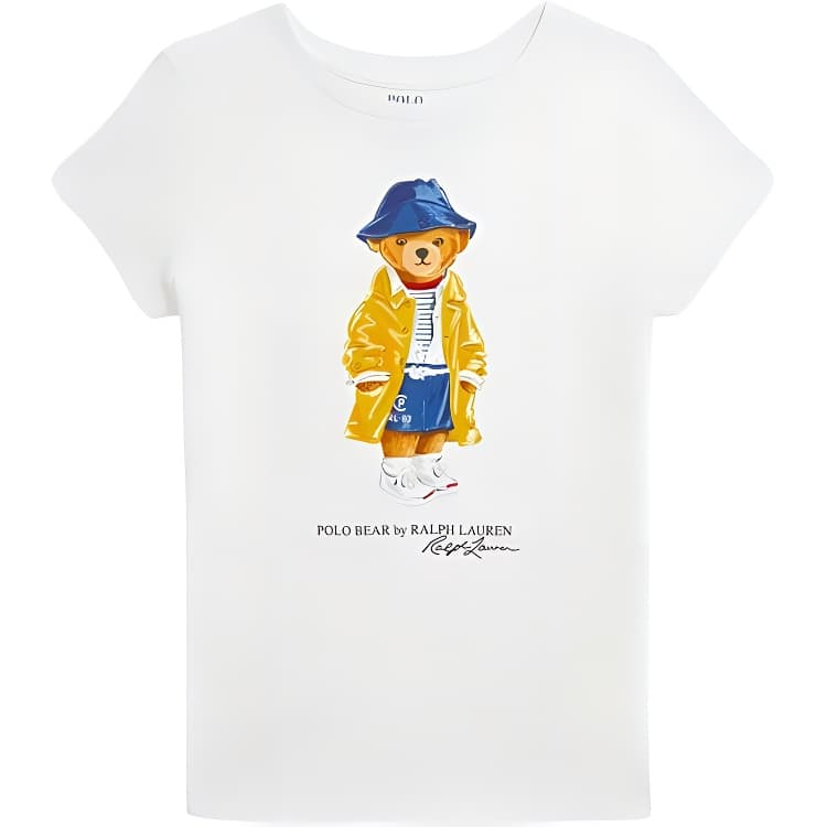 Футболка Polo Ralph Lauren T-рубашка белая детская - изображение 1
