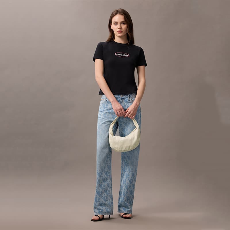 Мини-сумка calvin klein Ткань Сумка Средний Женские Натуральная кожа - изображение 8