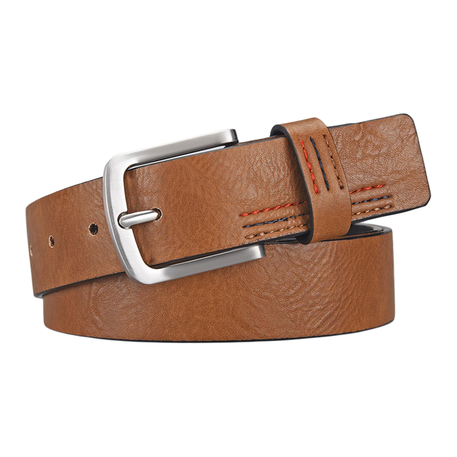 Ремень JEANSWEST Пояса из кожи PU (полиуретан) мужской 3,5 см - изображение 4