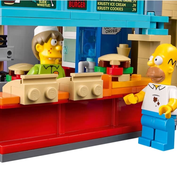 Конструктор LEGO The Simpsons Krusty Burger Конструкторы 1635 шт. 10352 АБС - изображение 3