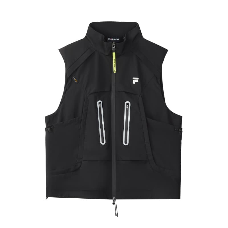 Жилет FILA FUSION FILA FUSION X Жилет Мужской Глубокий Черный BK - изображение 1