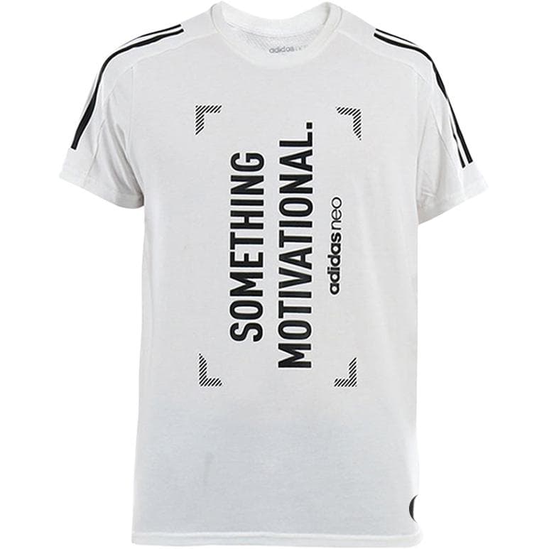 Футболка ADIDAS NEO Белый Мужской T-Рубашки - изображение 1