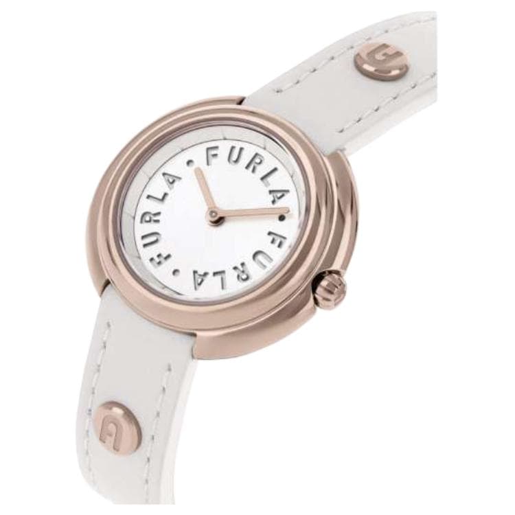 Механические часы Furla Часы с ремешком на запястье кварцевый механизм кожаный ремешок 29 мм белый циферблат женские часы - изображение 3