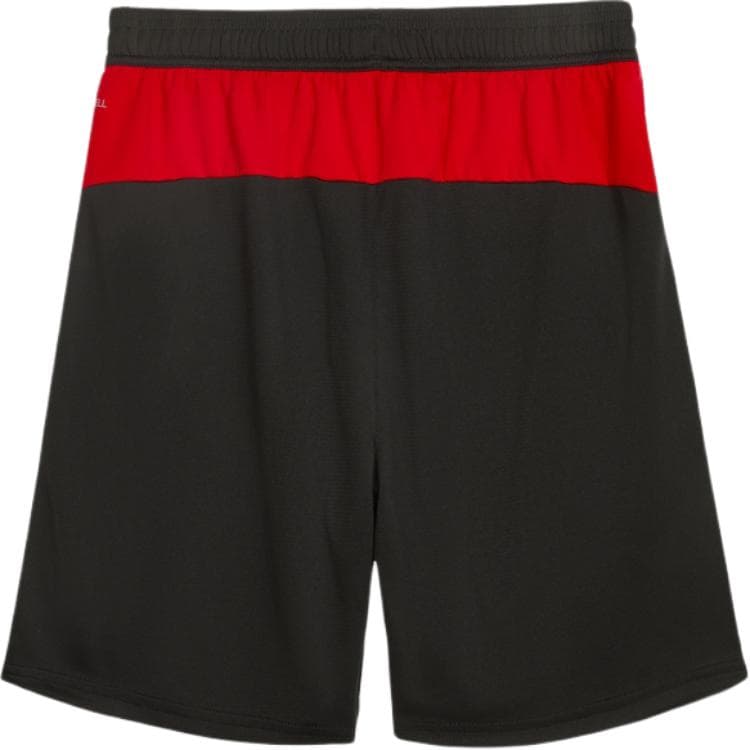 PUMA X AC MILAN Коллаборация ACMSHORTS SS25 DRYCELL Мужские футбольные штаны Черный Красный - изображение 2