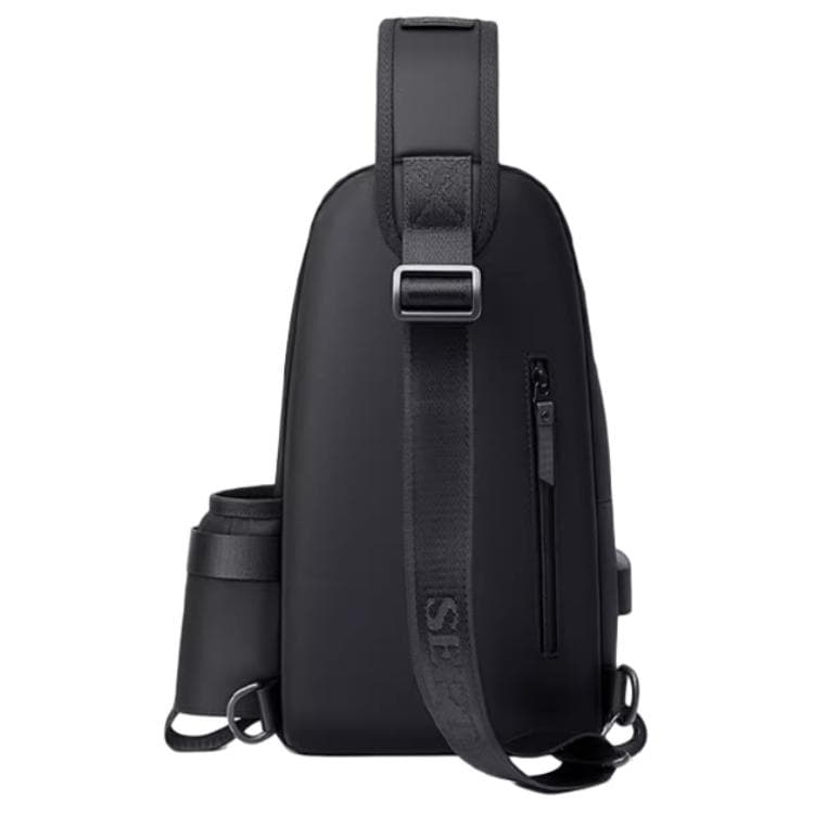 Нагрудная сумка SEPTWOLVES Oxford Crossbody Bag (Sling) Unisex Black SEPTWOLVES Оксфорд Слинг Сумка Унисекс Черная - изображение 3